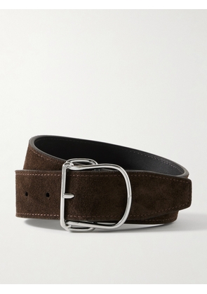 TOTEME - Swirl Suede Belt - Brown - 70,80,90