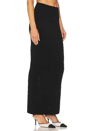 L'Academie Jalea Maxi Knit Skirt in Black. Size L. Also in M.