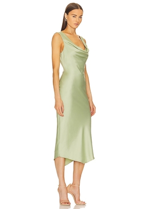 Michael Costello x REVOLVE Kylen Midi Dress in Sage. Size M. Also in S, XS, XXS.