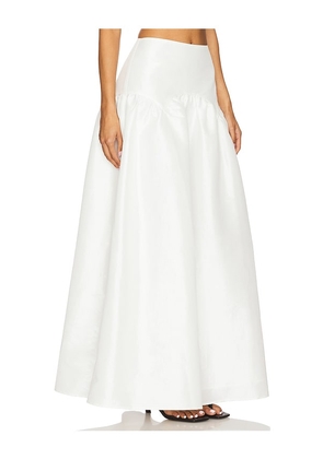 MORE TO COME Carson Skirt in White. Size L. Also in M, S, XS.