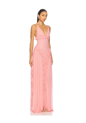Lovers and Friends Evelyn Gown in Pink. Size S. Also in L, M, XL, XS, XXS.
