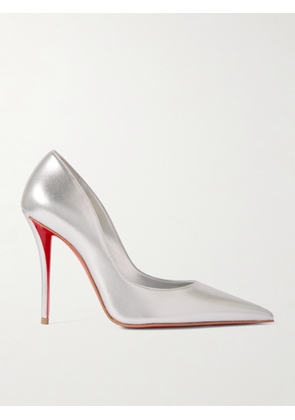 Christian Louboutin - Miss Z 100 Mirrored-leather Pumps - Silver - IT35,IT35.5,IT36,IT36.5,IT37,IT37.5,IT38,IT38.5,IT39,IT39.5,IT40,IT40.5,IT41,IT41.5,IT42