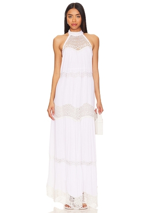 Tularosa Emily Maxi Dress in White. Size XL. Also in L.