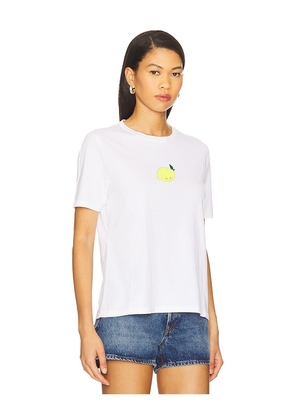 Kule The Modern Lemon Tee in White. Size L. Also in M, S, XL/1X, XS.