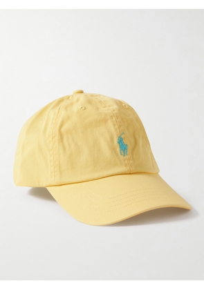 Polo Ralph Lauren - Embroidered Cotton-twill Baseball Cap - Yellow - One size