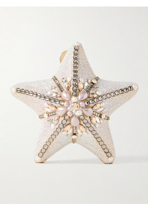 Judith Leiber Couture - Astro Starfish Embellished Gold-tone Clutch - One size