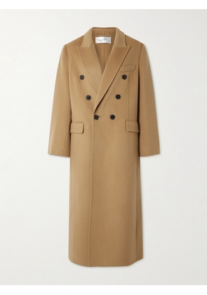 Victoria Beckham - Double-breasted Wool And Cashmere-blend Coat - Brown - UK 4,UK 6,UK 8,UK 10,UK 12,UK 14,UK 16
