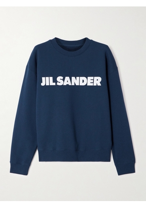 Jil Sander - Printed Cotton-jersey T-shirt - Blue - x small,small,medium,large,x large