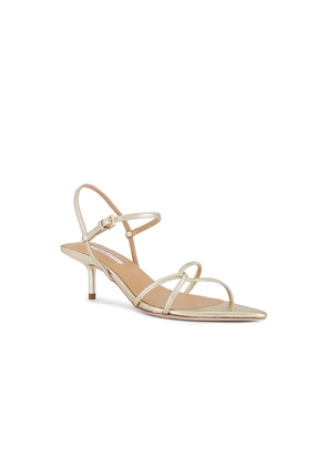 Tony Bianco Florida Sandal in Metallic Gold. Size 7. Also in 5, 5.5, 6.5, 7.5, 8, 8.5, 9.5.