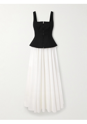 SIMKHAI - Jolynn Crepe And Poplin Midi Dress - Multi - US0,US2,US4,US6,US8,US10,US12