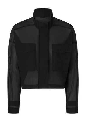 PINKO sheer cropped jacket - Black