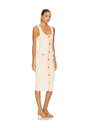 retrofete Lyle Dress in Cream. Size L. Also in M, S, XL, XS.