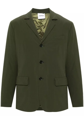 ASPESI technical-jersey blazer - Green