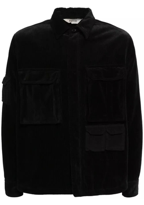 ASPESI corduroy shirt jacket - Black