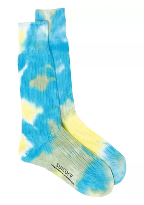 Suicoke tie-dye ankle socks - Blue