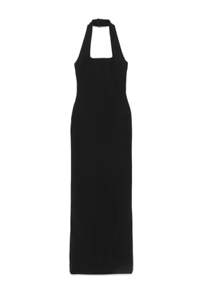 Solace London square-neck dress - Black