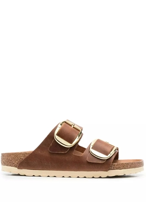 Birkenstock double-strap leather sandals - Brown