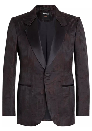Zegna wool-blend blazer - Brown