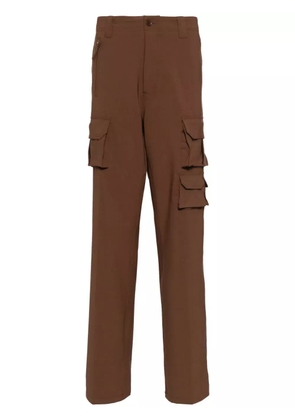 ASPESI multi-pocket straight leg trousers - Brown