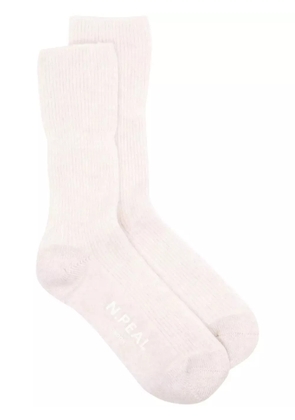 N.Peal Rib Bed Socks - Neutrals