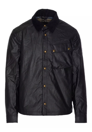 Belstaff Ground wax-effect snap-button jacket - Black