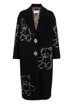 Philipp Plein Castoni Teddy Bear oversized coat - Black