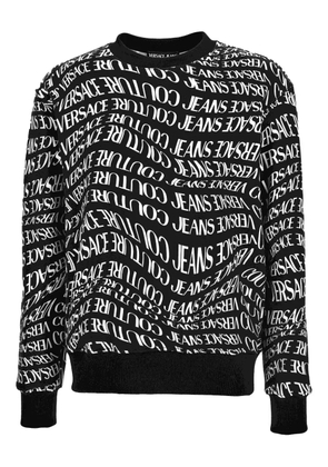 Versace Jeans Couture logo-print sweatshirt - Black