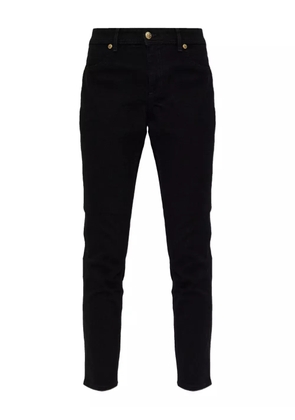 Versace Jeans Couture logo-plaque jeans - Black