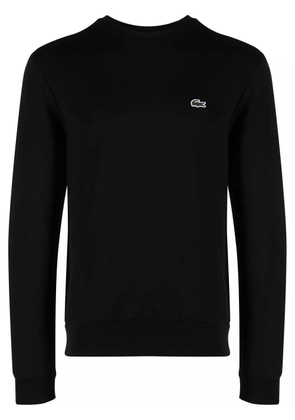 Lacoste logo-appliqué sweatshirt - Black