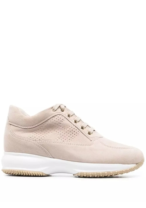 Hogan H674 | Suede Lace-up Boot | MILANSTYLE.COM