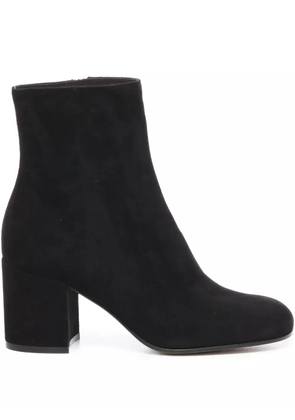 Gianvito Rossi 70mm block-heel zip ankle boots - Black
