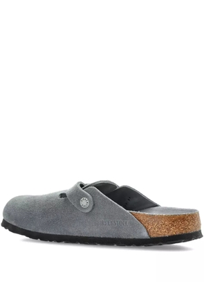 Birkenstock buckle suede mules - Grey