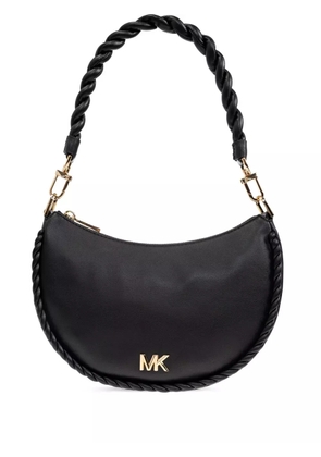 Michael Kors braided-strap crescent shoulder bag - Black