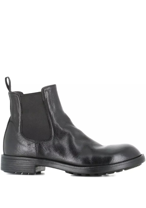 Officine Creative elasticated-panel leather boots - Black