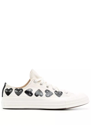 Comme Des Garçons Play x Converse Chuck 70 canvas sneakers - Neutrals