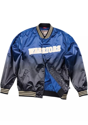 Mitchell & Ness NBA Golden State Warriors CNY 'Royal/Black' bomber jacket - Blue