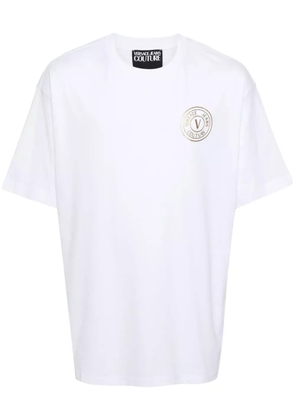 Versace Jeans Couture V-Emblem cotton T-shirt - White