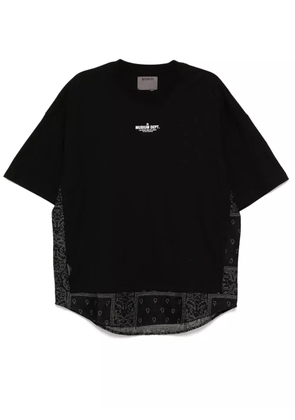 Musium Div. logo-print T-shirt - Black