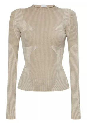 ROA fine ribbed long sleeves - Neutrals