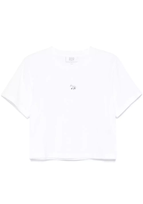 Maison Kitsuné Baby Fox-patch Baby T-shirt - White