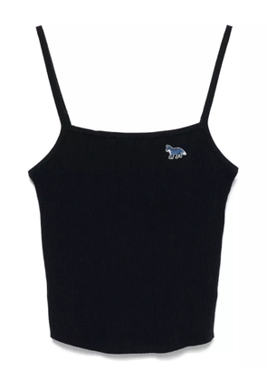 Maison Kitsuné Fox-motif tank top - Blue