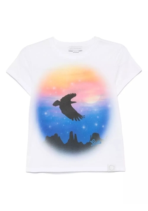 Stella McCartney bird-print T-shirt - White