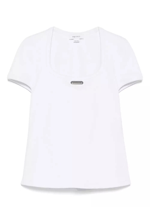 Alexander McQueen logo-plaque T-shirt - White