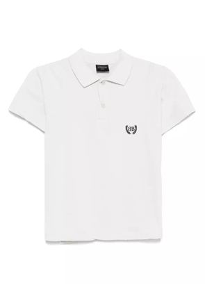 Balenciaga logo-embroidered polo shirt - Grey
