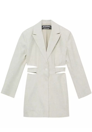 Jacquemus La Robe Bari blazer minidress - Neutrals
