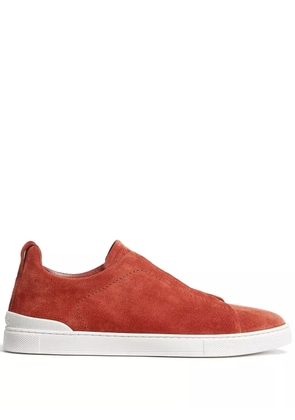 Zegna Triple Stitch suede sneakers - Brown