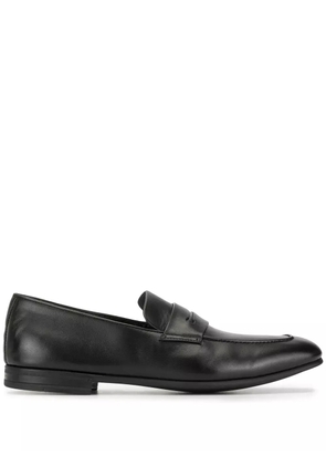 Zegna nappa leather penny loafers - Black