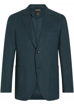 Zegna linen blazer - Blue