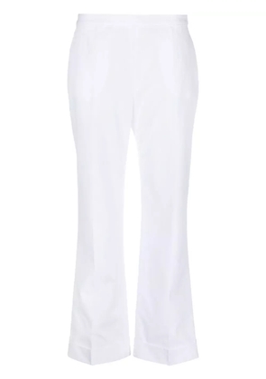 ASPESI bootcut cropped trousers - White