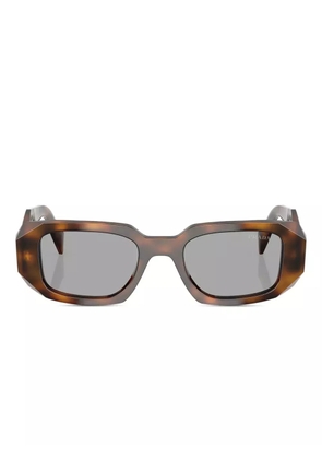 Prada Eyewear rectangle-frame sunglasses - Brown